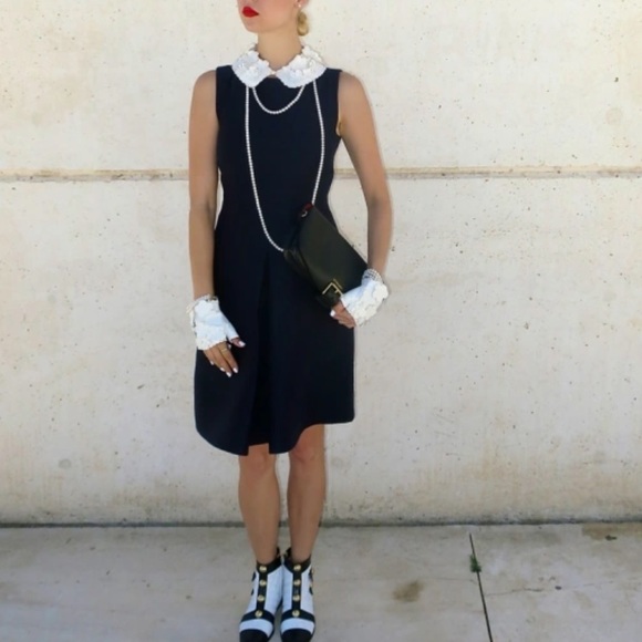 Hot Topic Midnight Hour dress. Black with white lace collar. Size S. NWT - Picture 8 of 12